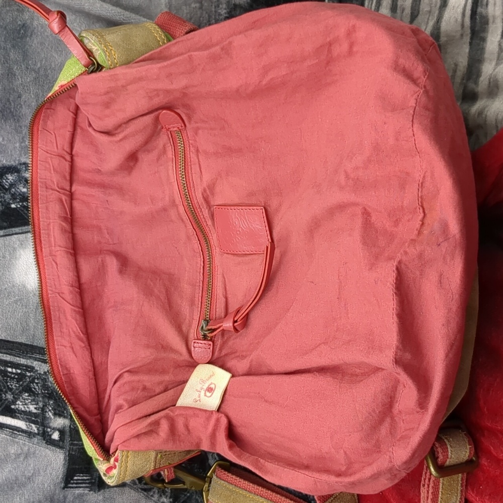 Lucky Brand! Floral suede Bohemian bag - Picture 15 of 16